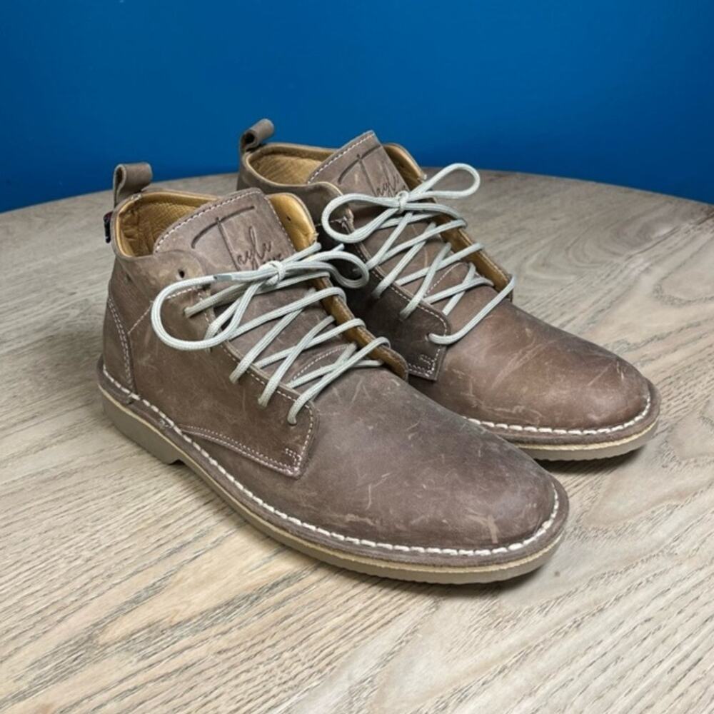 Veldakoen Tayla Jane Women’s Leather Chukka Desert Boots Size 6 Brown